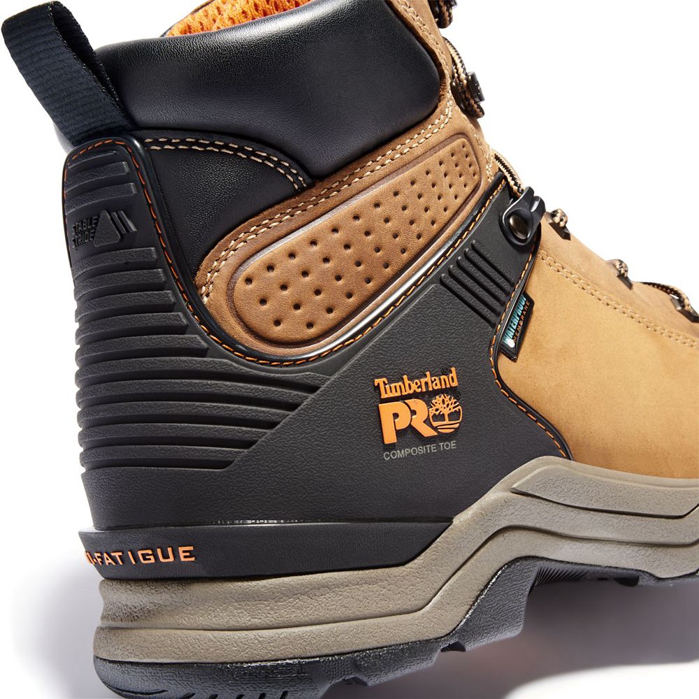 Bocanci De Muncă Timberland Barbati Maro/Negrii - Pro® Hypercharge 6\" Comp Toe - Romania - UOABJW832